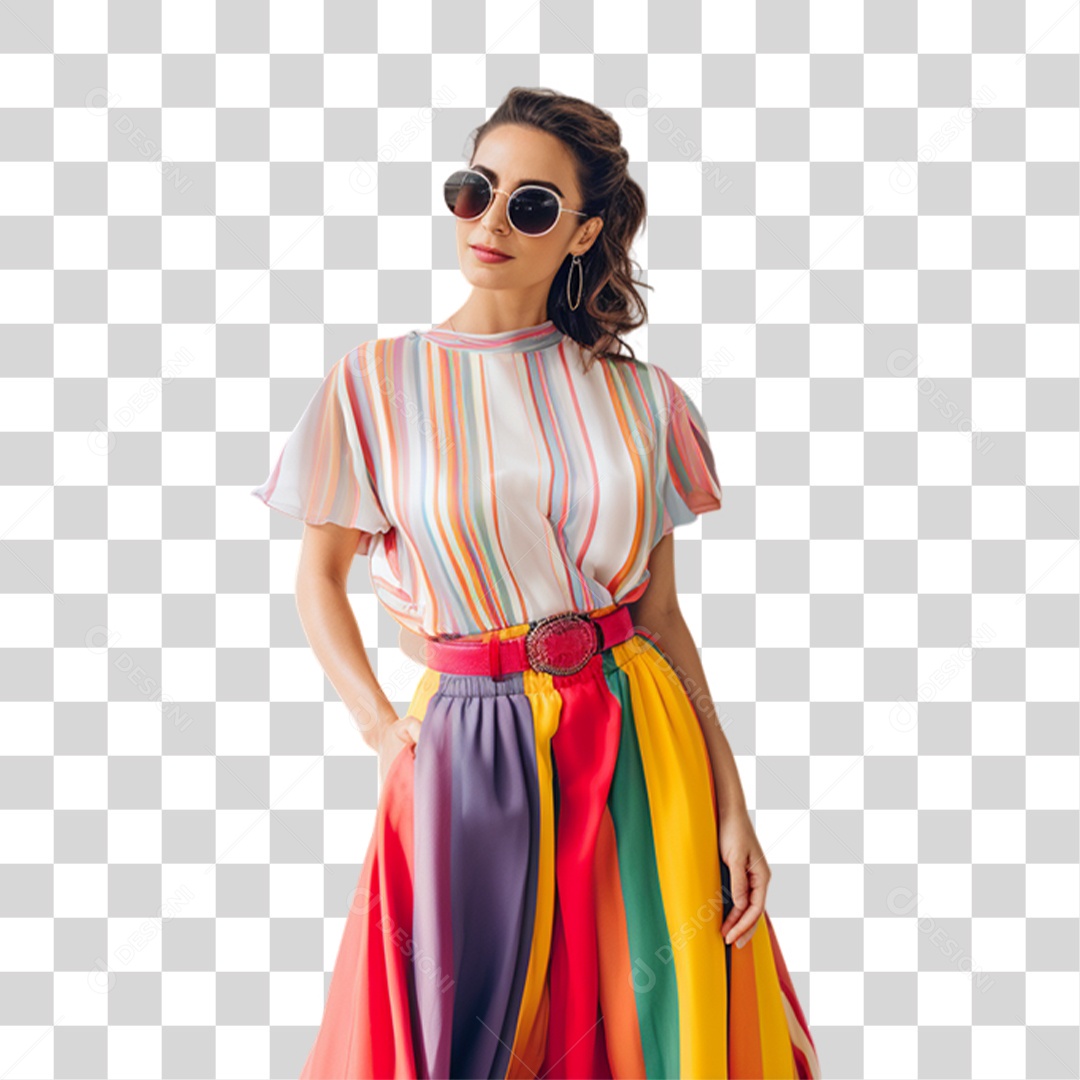 Mulher Curtindo Verão Férias PNG Transparente