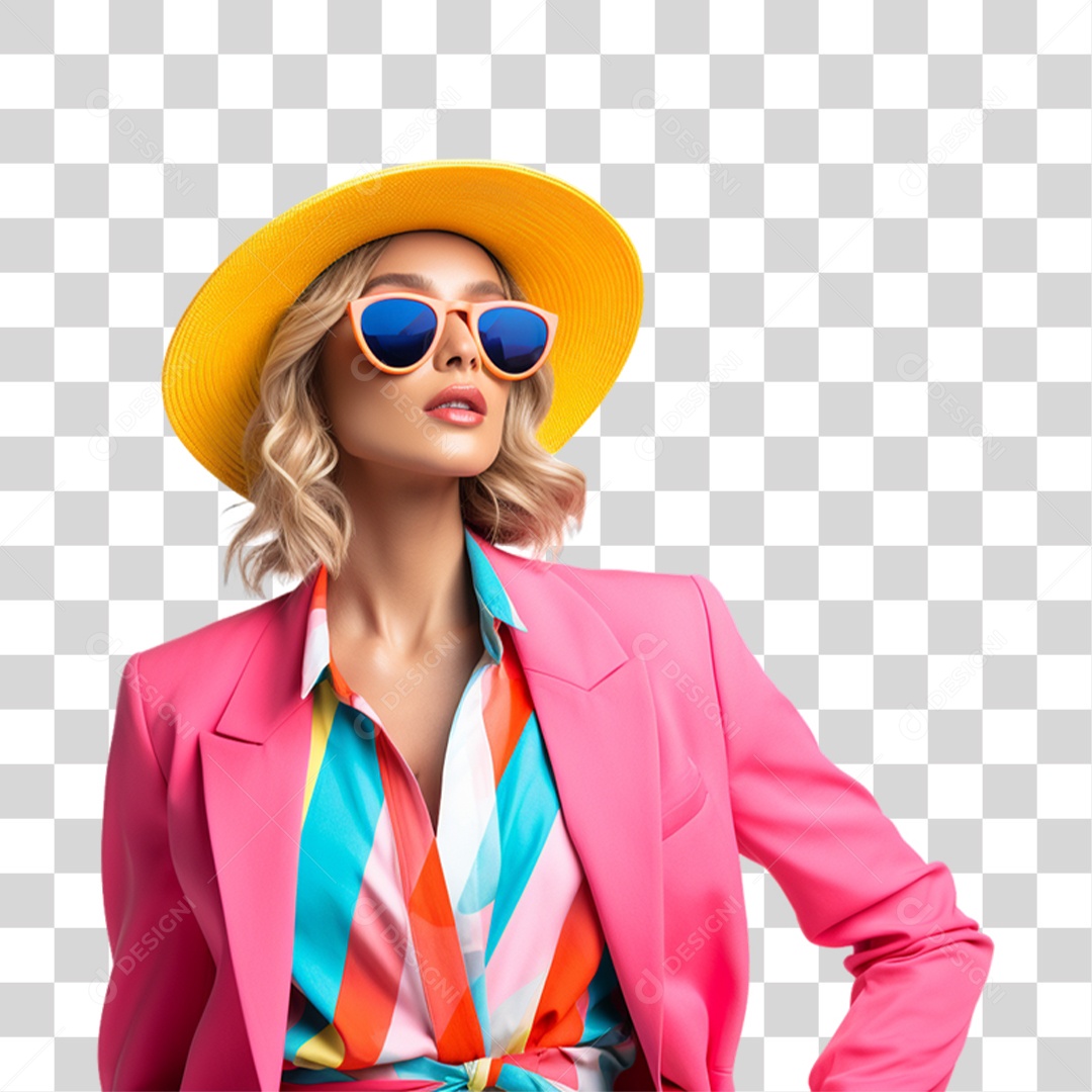 Mulher Curtindo Verão Férias PNG Transparente