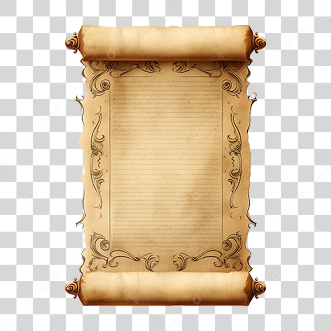 Papel Medieval PNG Transparente