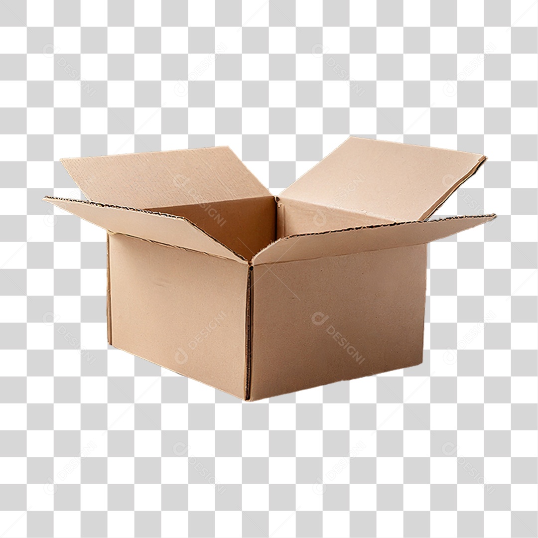 Caixa de Papelão PNG Transparente