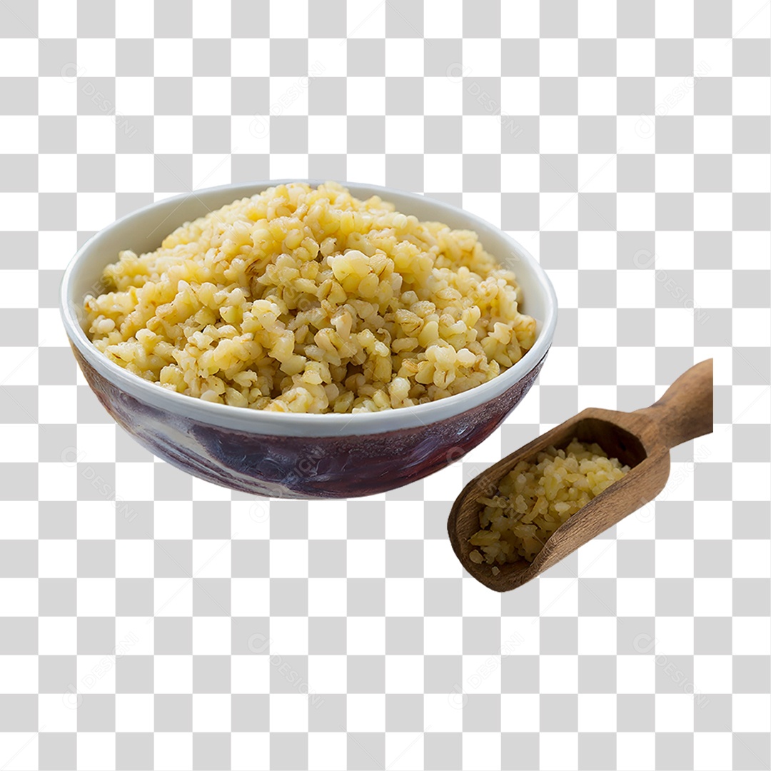Bulgur Trigo Preparo Porções PNG Transparente