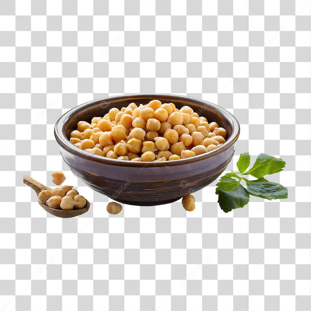 Porções de Grão de Bico PNG Transparente