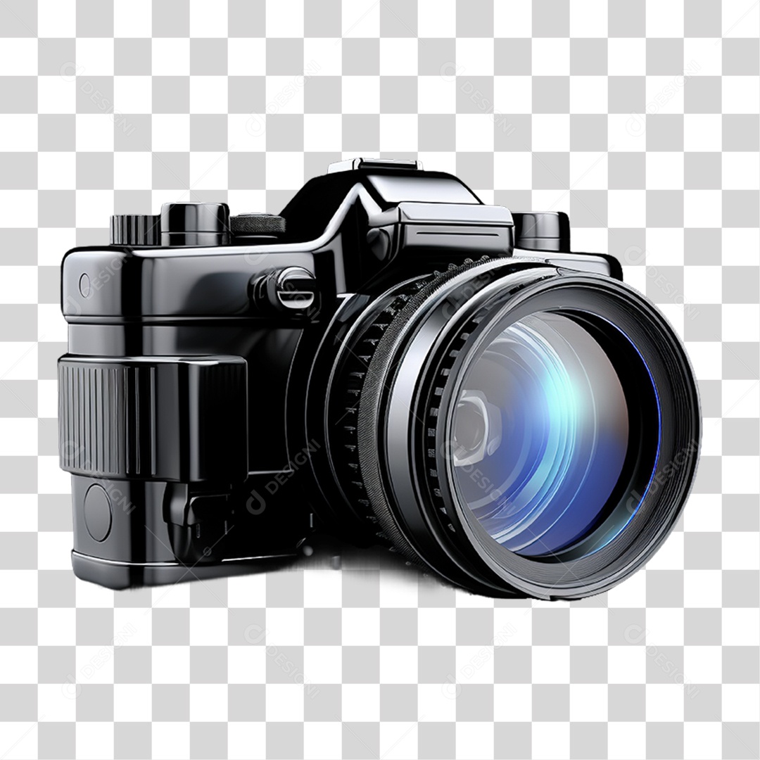 Câmera Fotográfica PNG Transparente