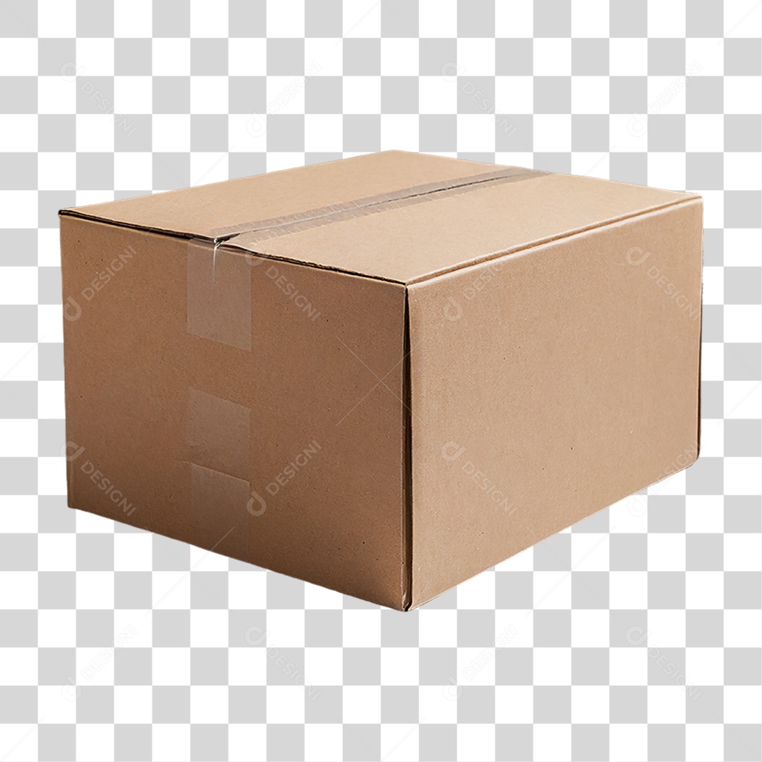 Caixa de Papelão PNG Transparente