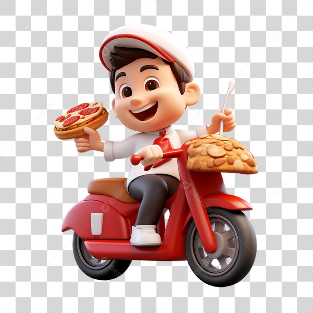 Entregador Delivery Entregas PNG Transparente