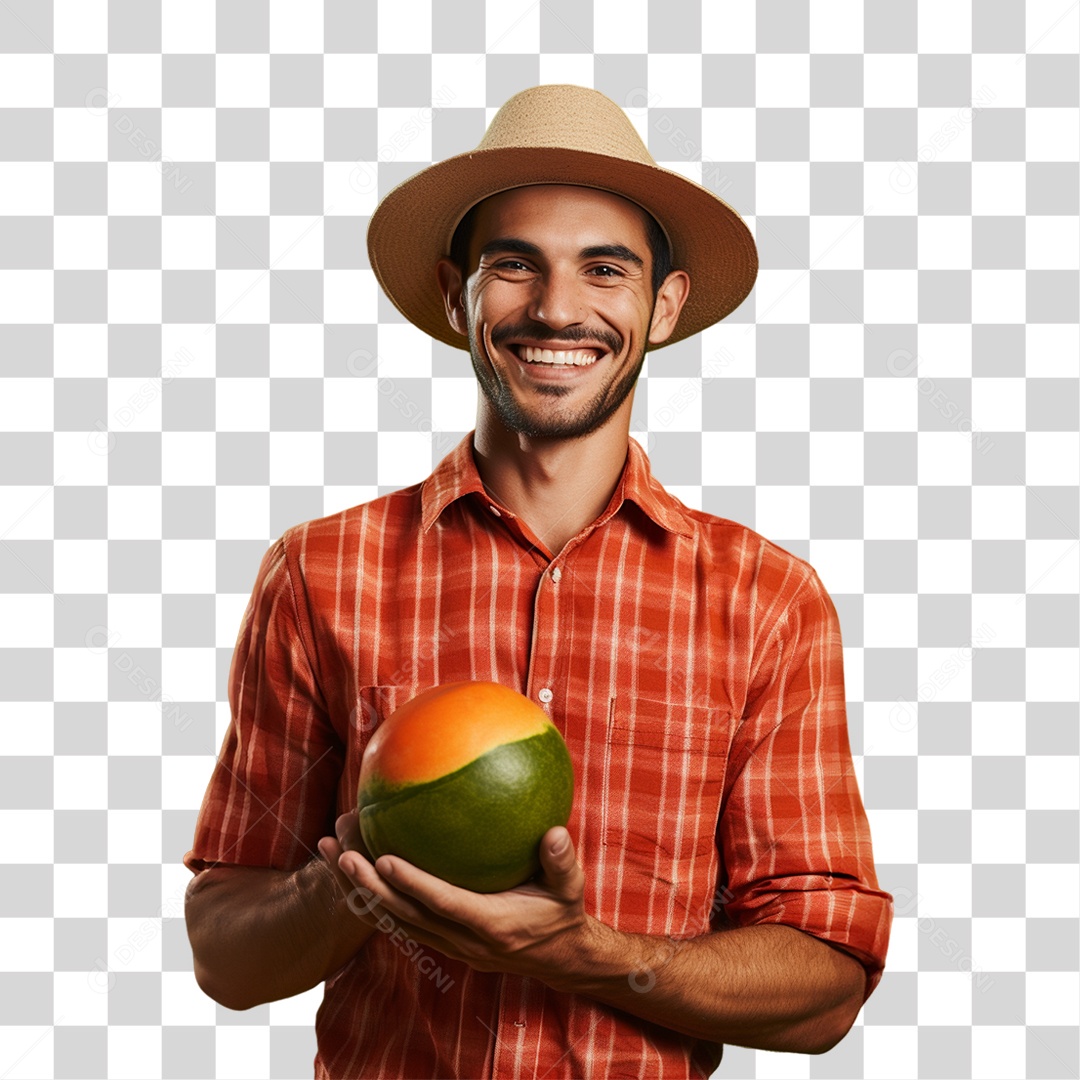 Fazendeiro Colheita PNG Transparente