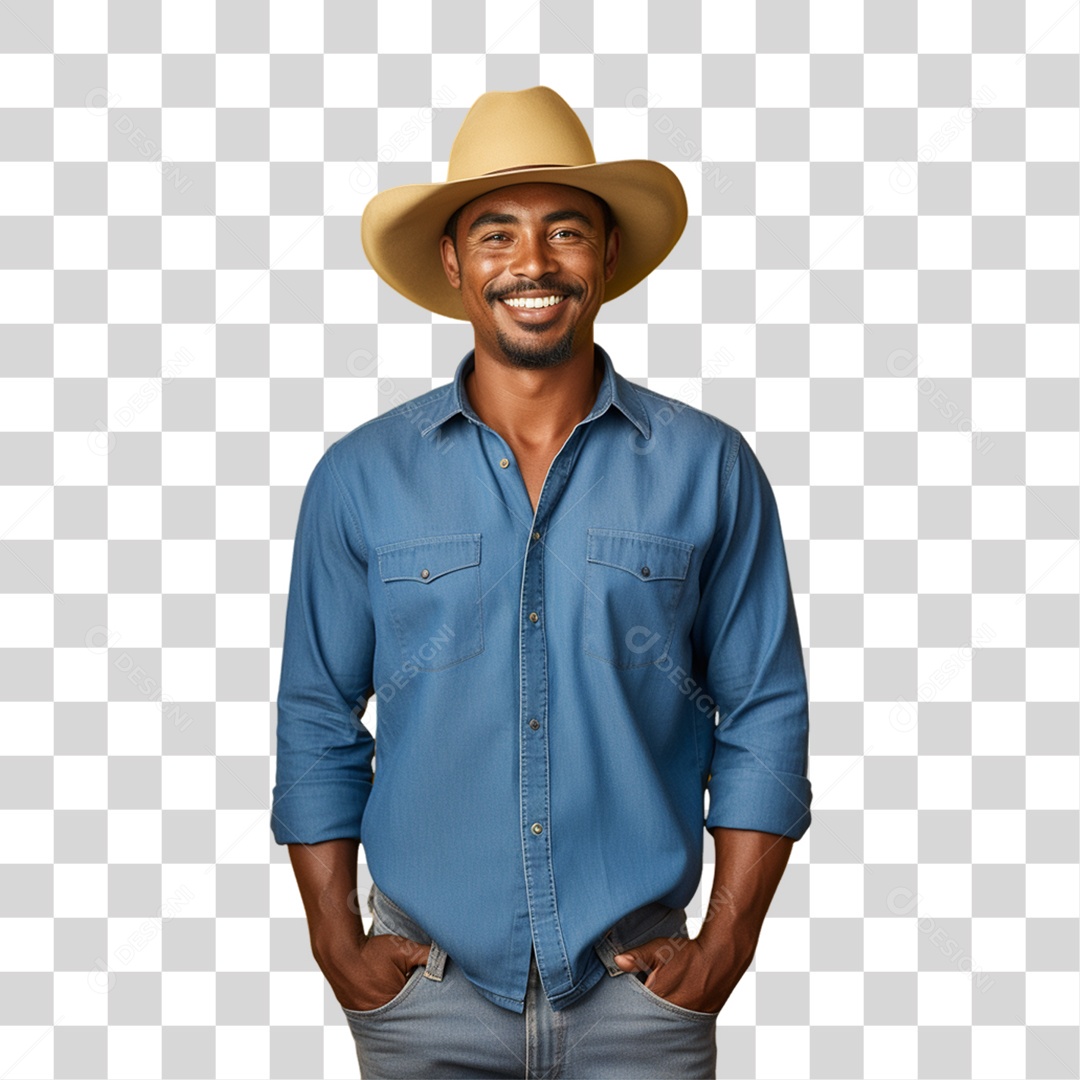 Fazendeiro Colheita PNG Transparente