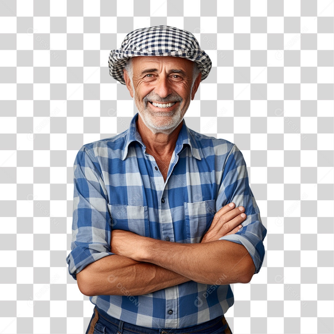 Fazendeiro Colheita PNG Transparente