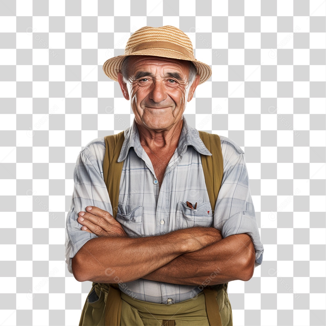 Fazendeiro Colheita PNG Transparente