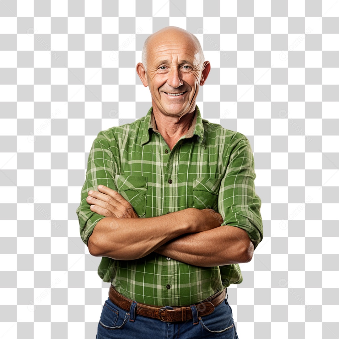 Fazendeiro Colheita PNG Transparente