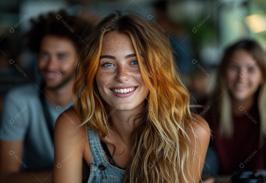 Grupo jovem e diversificado de pessoas tomando café e relaxando após o trabalho no escritório da empresa de marketing