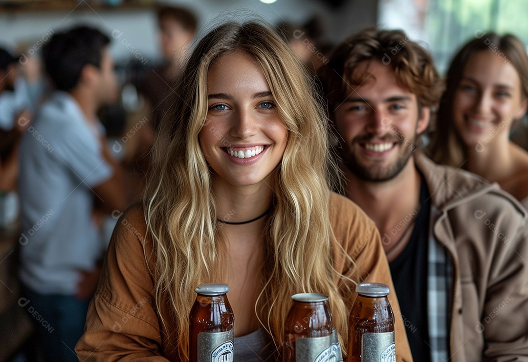 Grupo jovem e diversificado de pessoas tomando café e relaxando após o trabalho no escritório da empresa de marketing