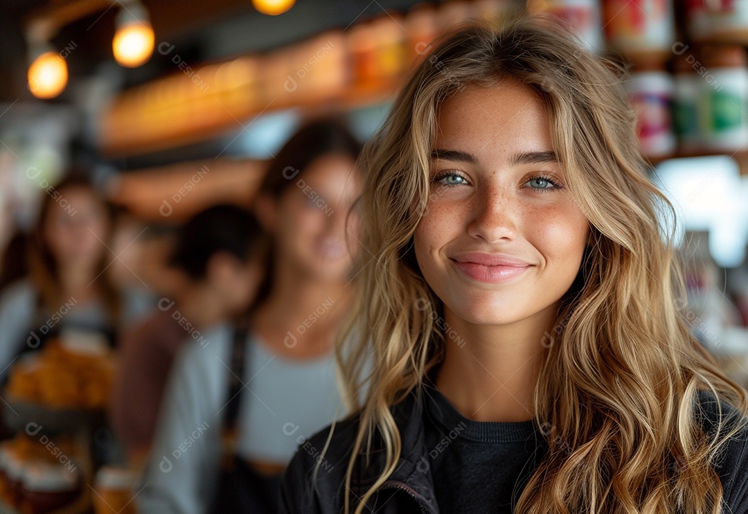 Grupo jovem e diversificado de pessoas tomando café e relaxando após o trabalho no escritório da empresa de marketing
