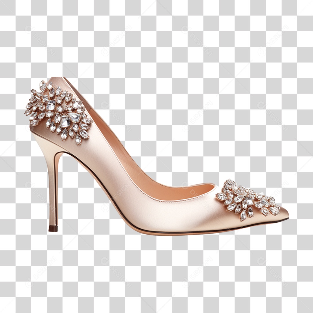 Calçado Feminino Salto Alto PNG Transparente