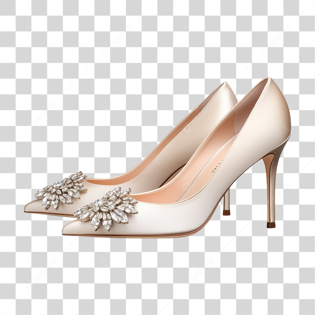 Calçado Feminino Salto Alto PNG Transparente