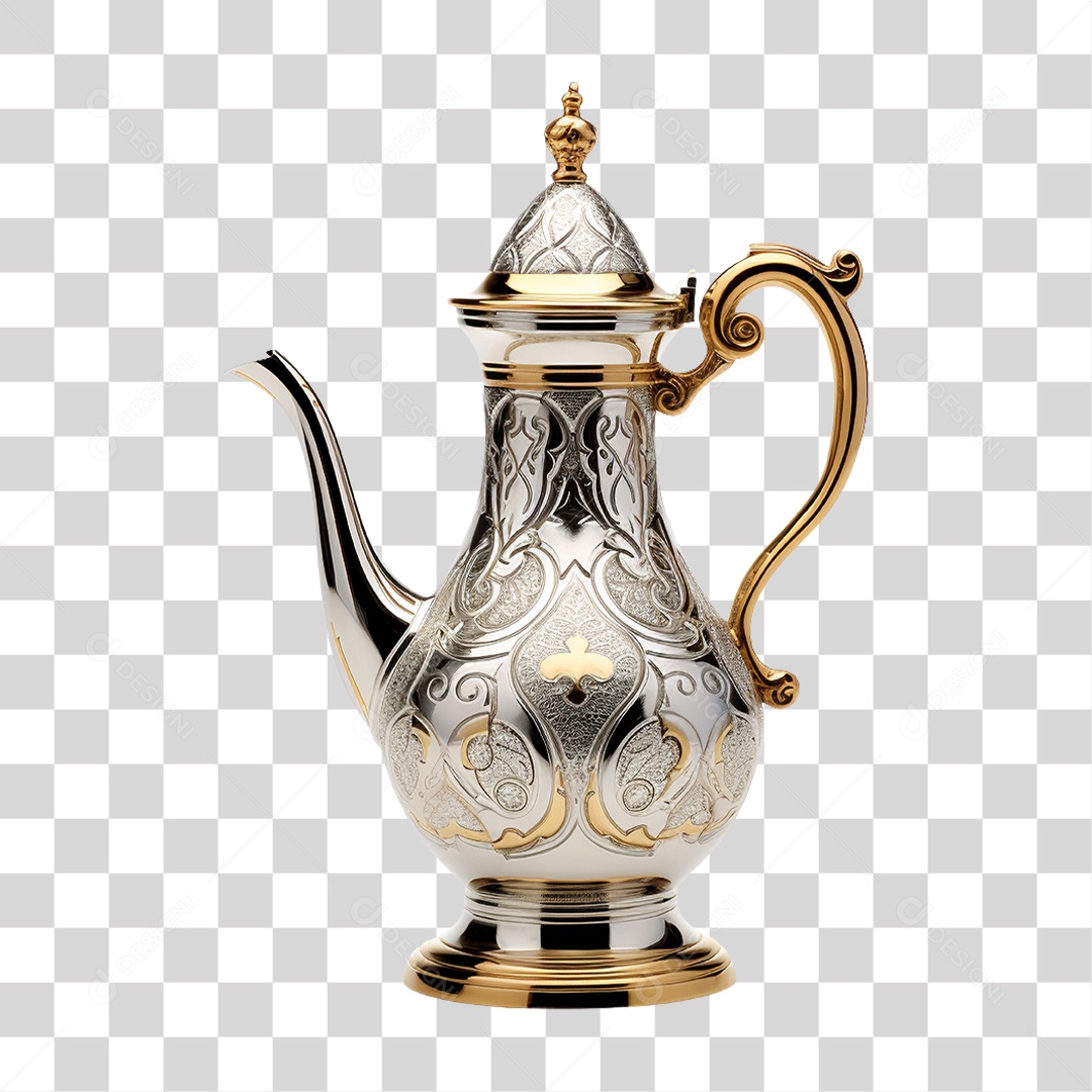 Bule de Café Chá PNG Transparente