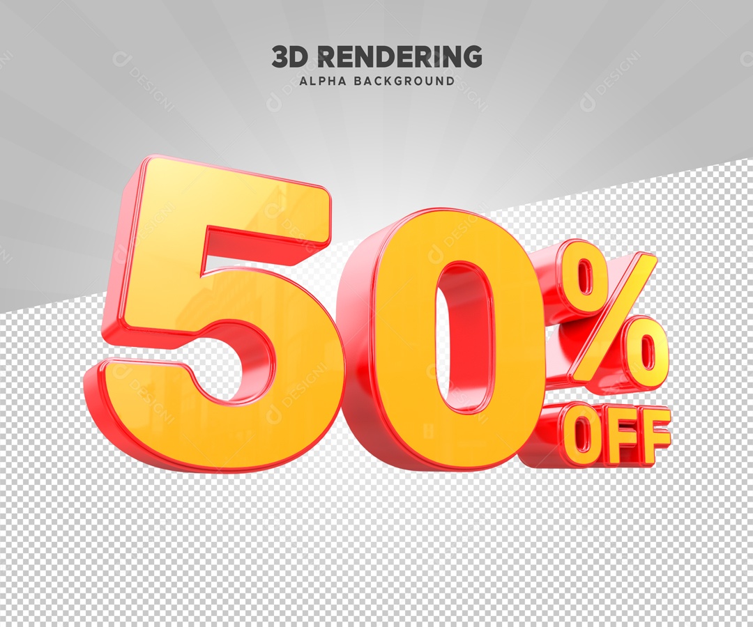 50% Off OFF 3D Element for PSD Composition