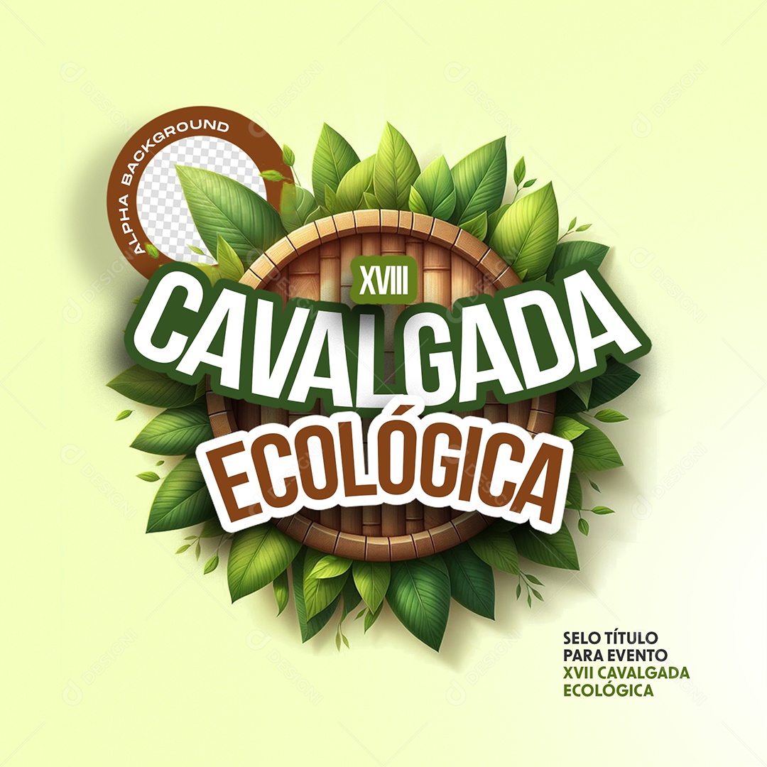 Selo Titulo para Evento VXIII Cavalgada Ecológica PSD