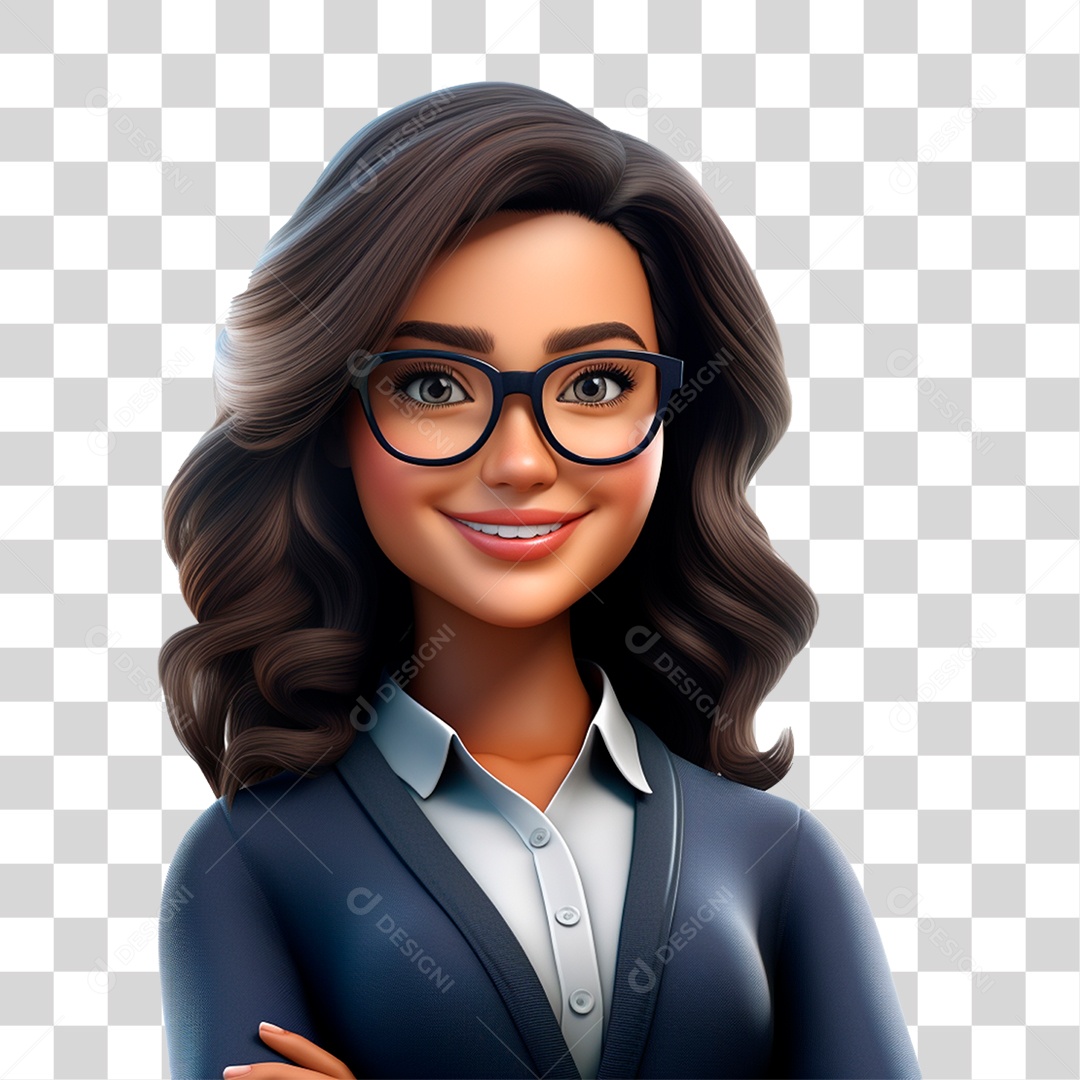 Personagem Cartoon Professora Desenhos PNG Transparente