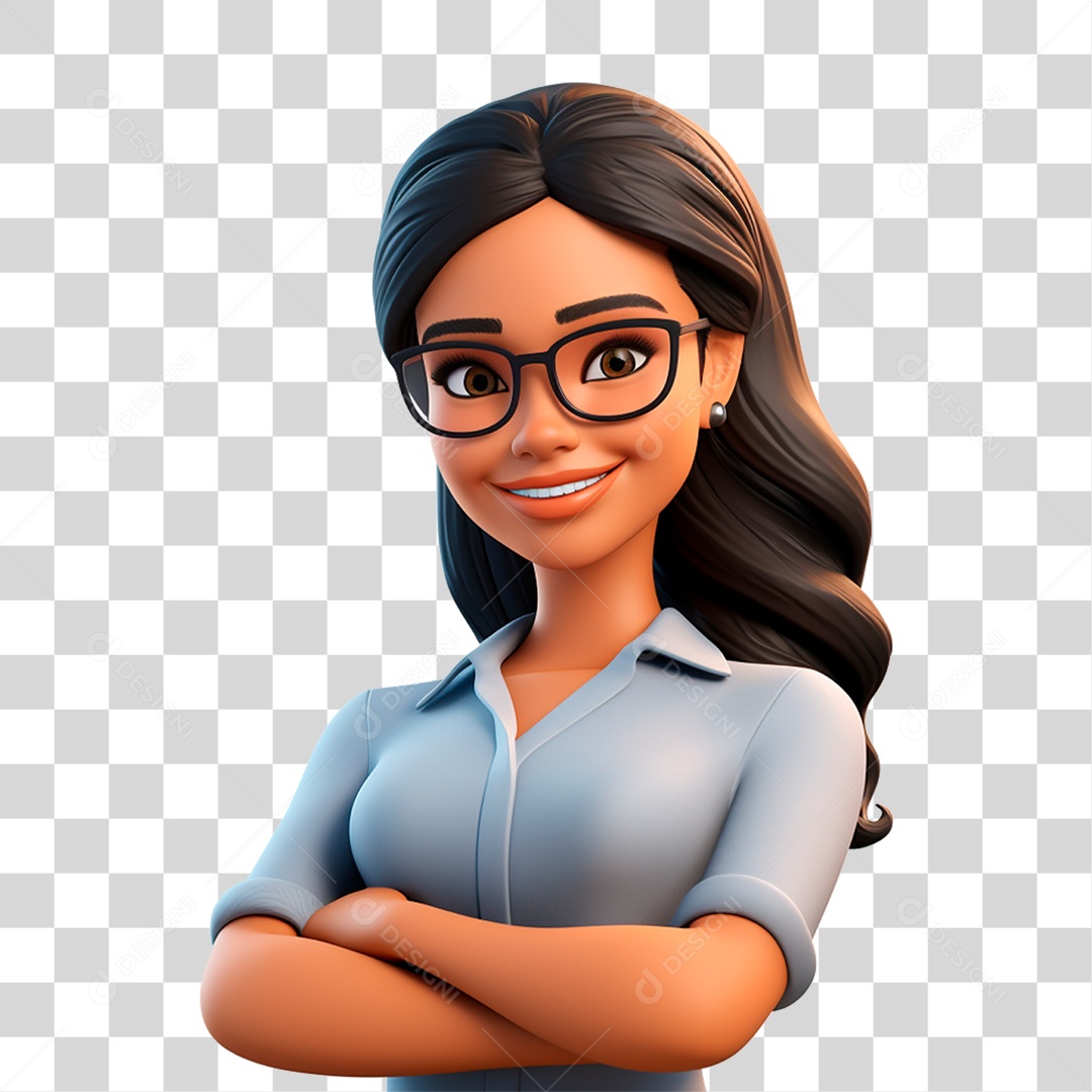 Personagem Cartoon Professora Desenhos PNG Transparente