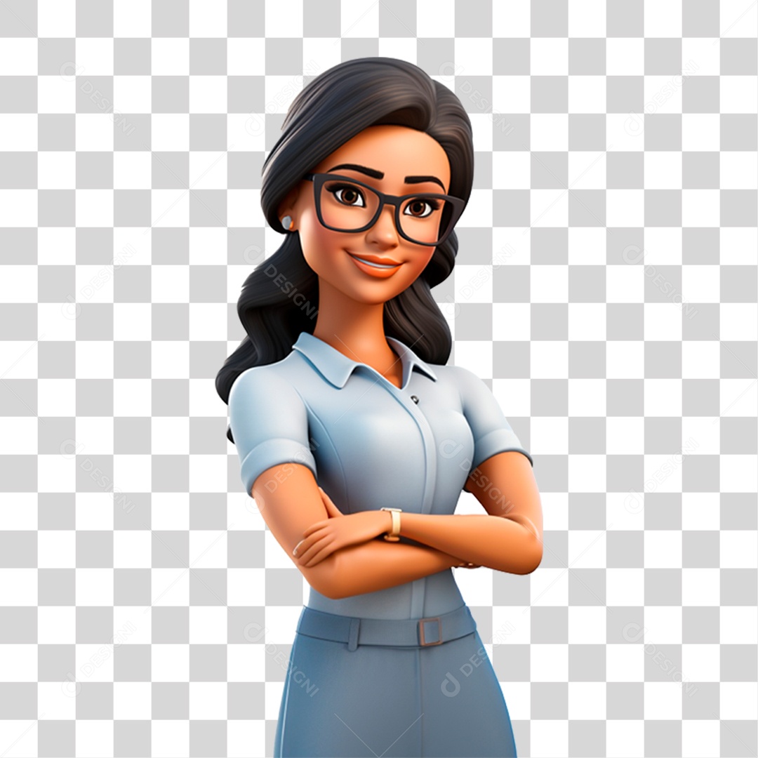 Personagem Cartoon Professora Desenhos PNG Transparente