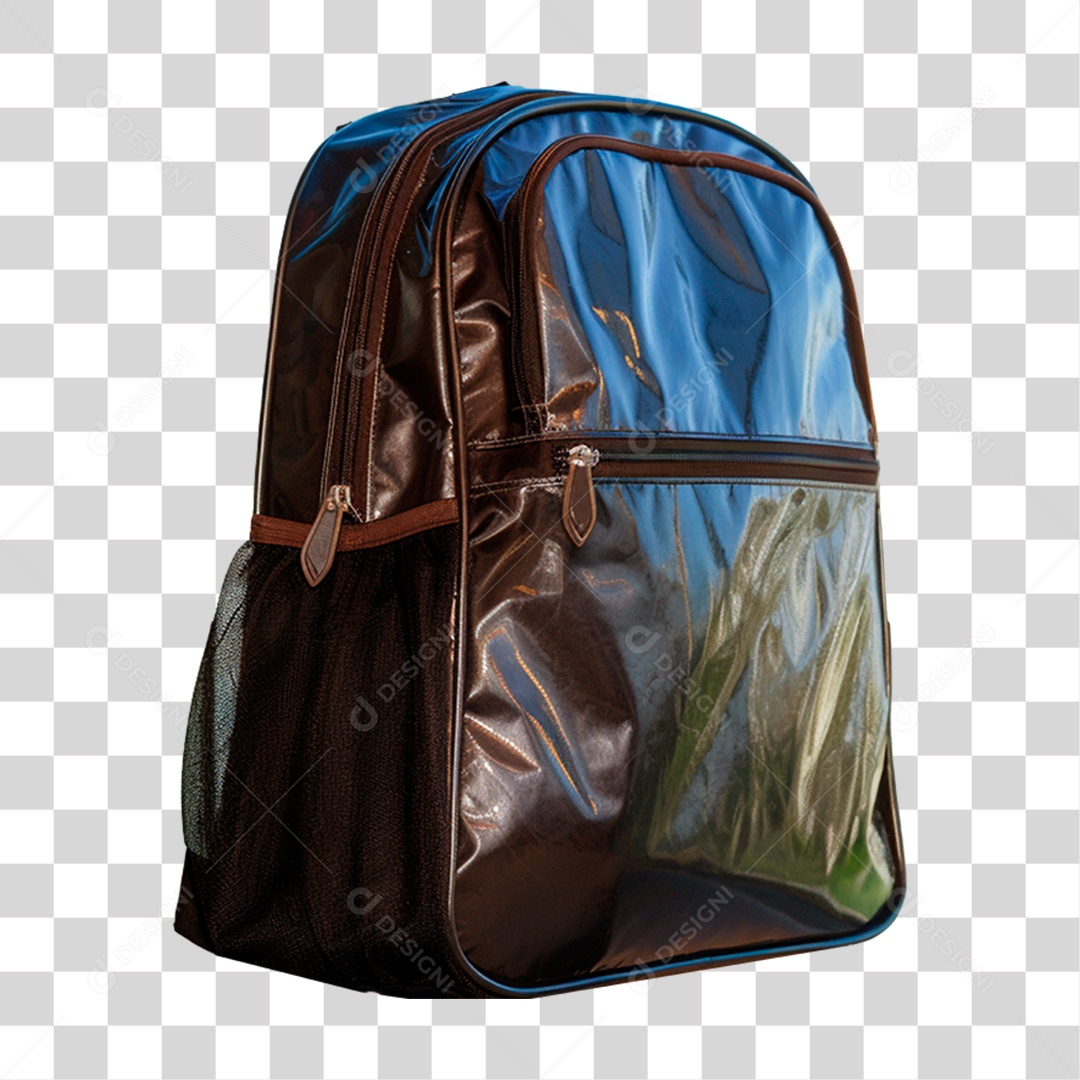 Mochila de Escola PNG Transparente