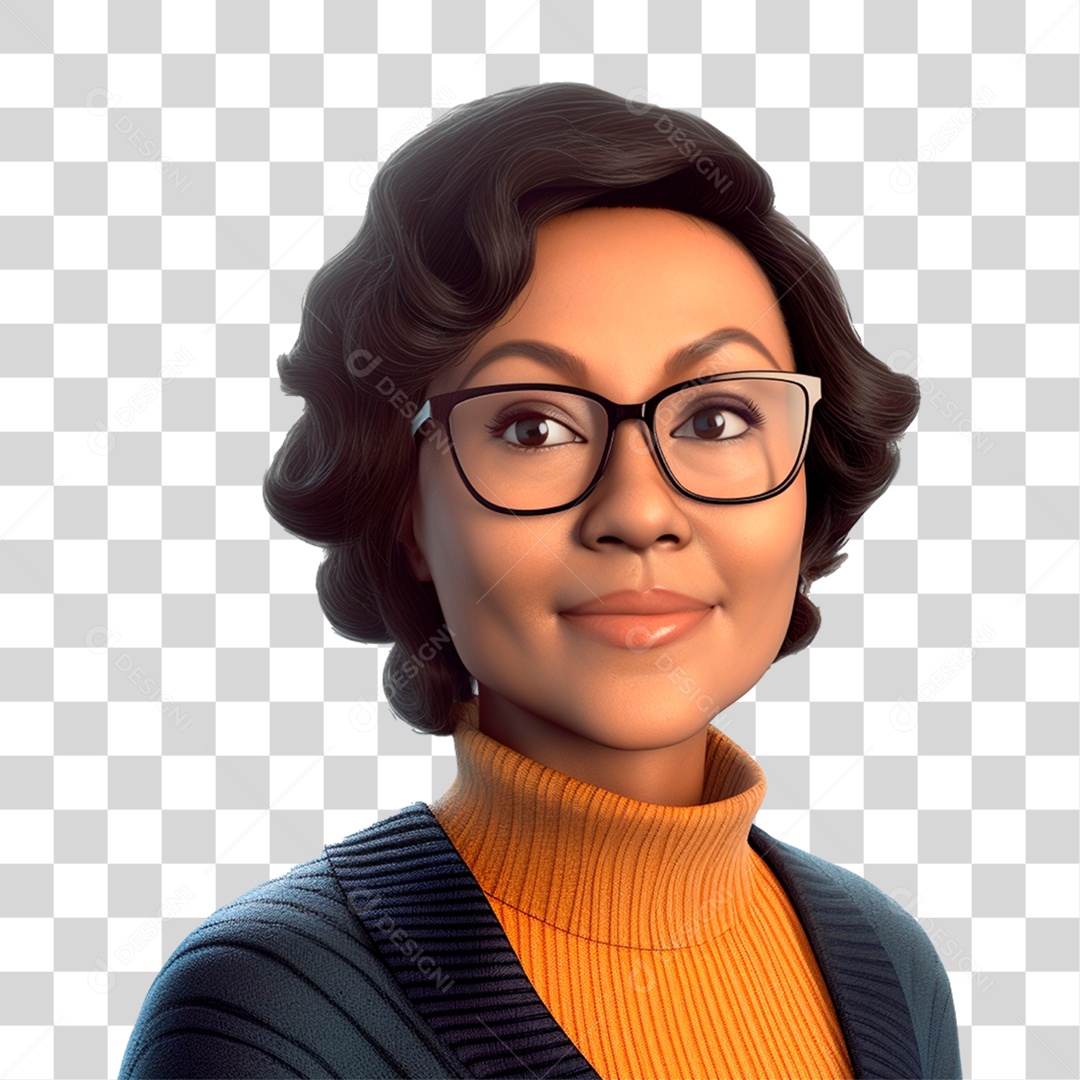 Personagem Cartoon Professora Desenhos PNG Transparente