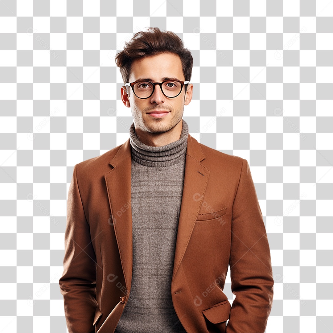 Homem Estiloso Roupas Modas PNG Transparente