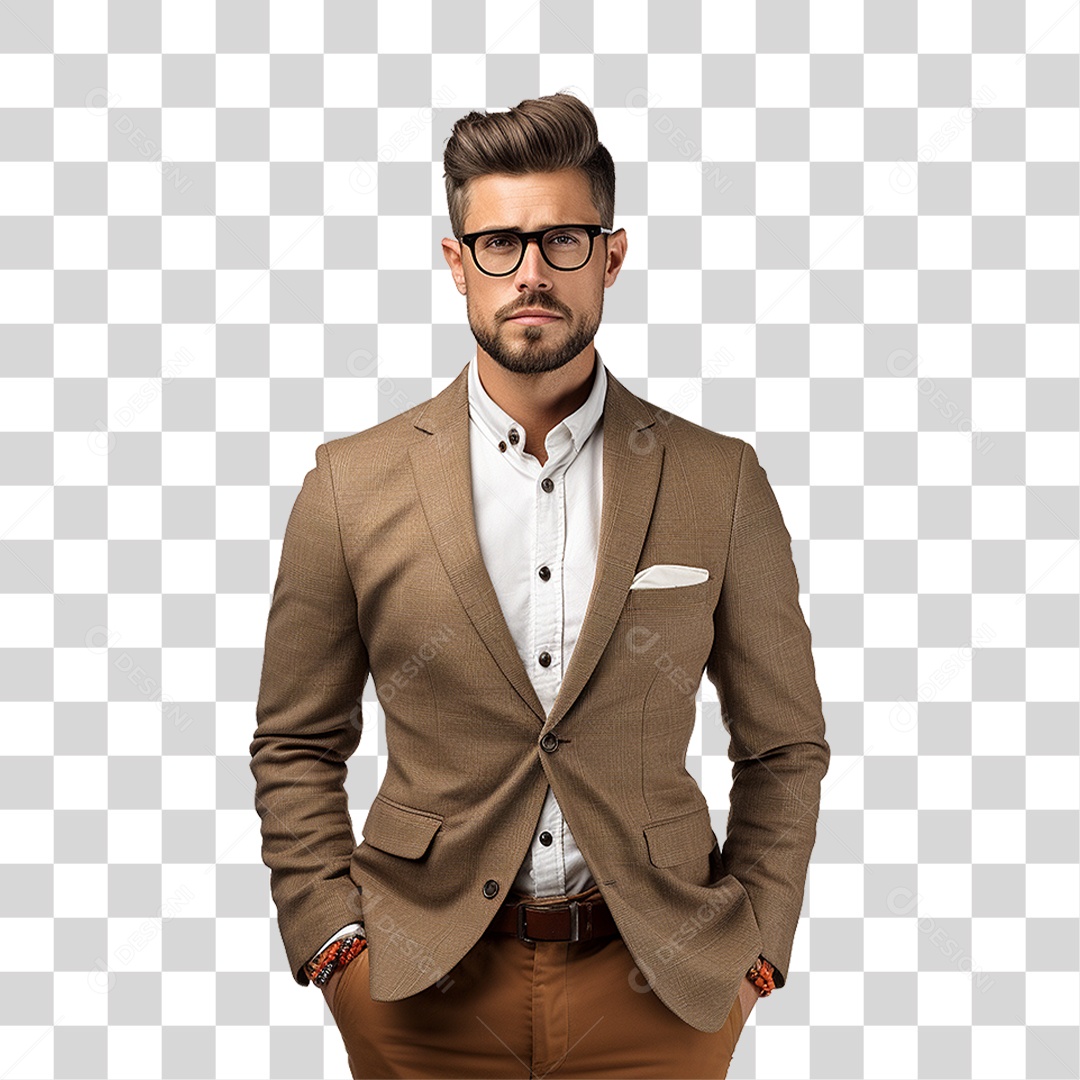 Homem Estiloso Roupas Modas PNG Transparente