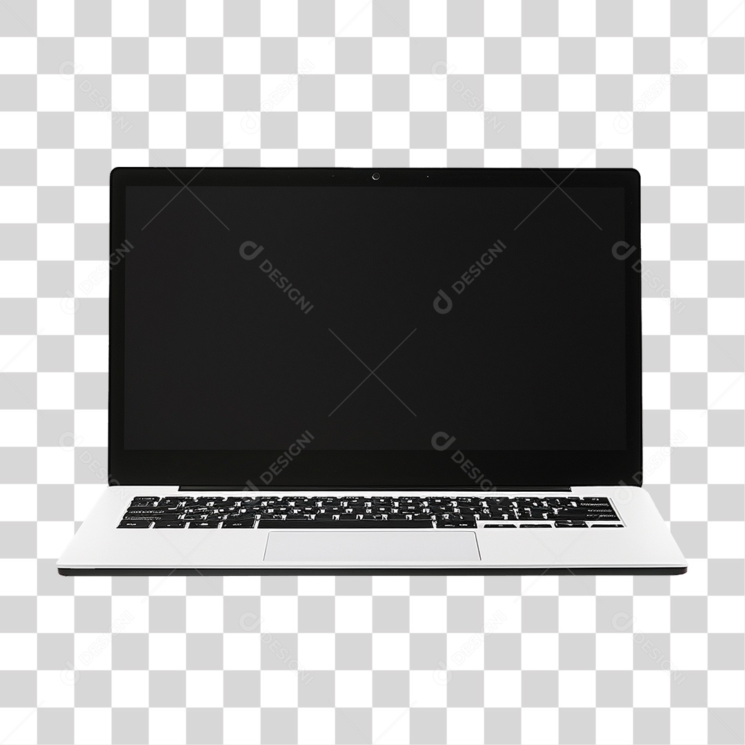 Tela em Preto do Laptop PNG Transparente