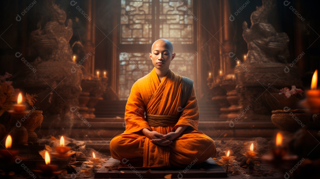 Dia da Quaresma Budista, 17 de maiio IA Generativa.