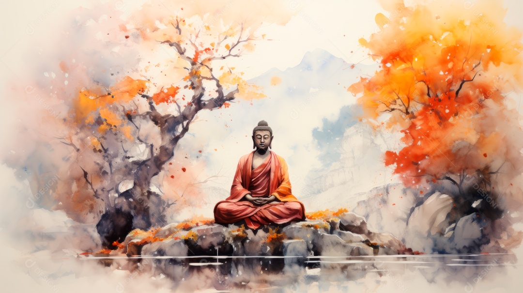 Dia da Quaresma Budista, 17 de maiio IA Generativa.