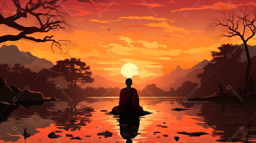 Dia da Quaresma Budista, 17 de maiio IA Generativa (49).