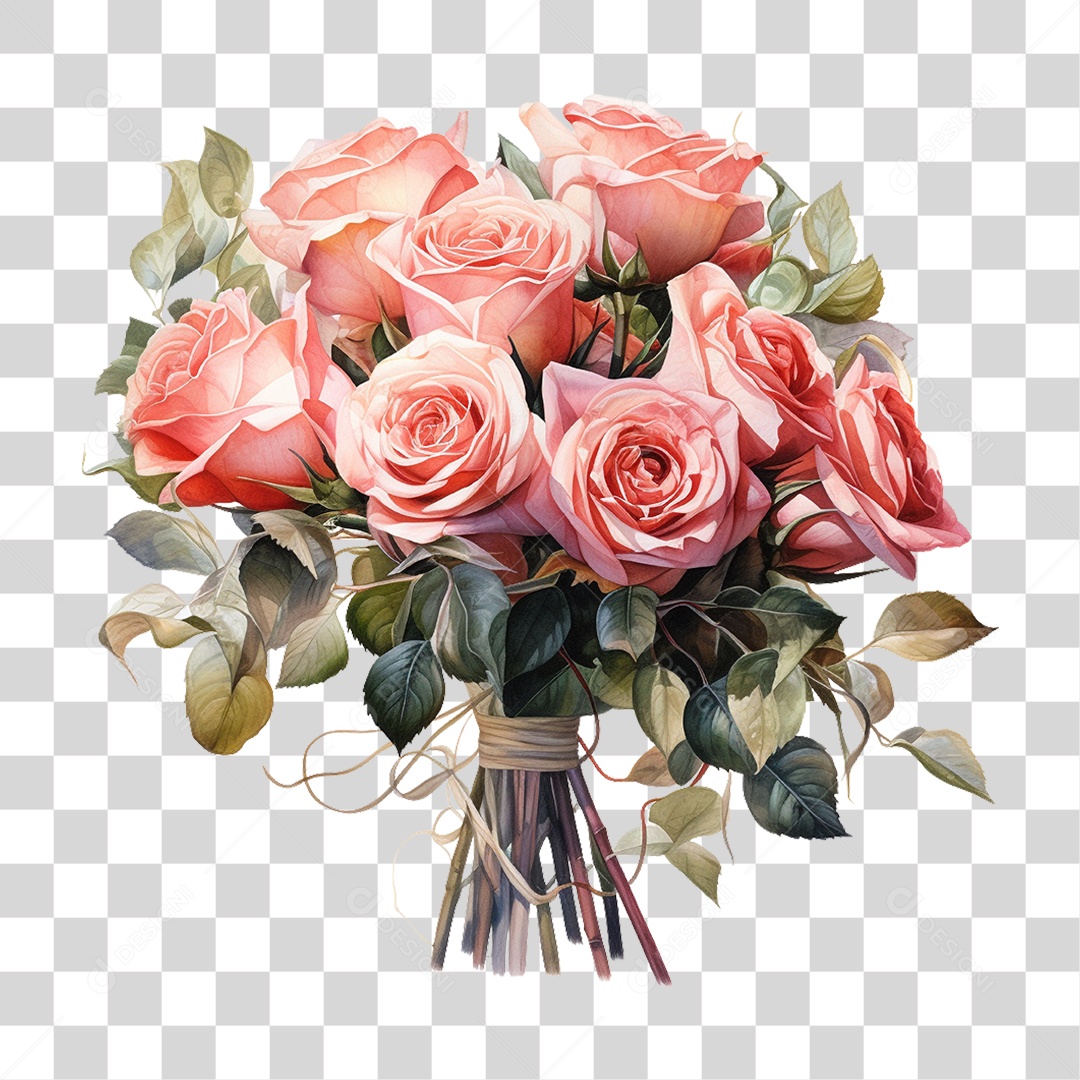 Buquê de Flores PNG Transparente