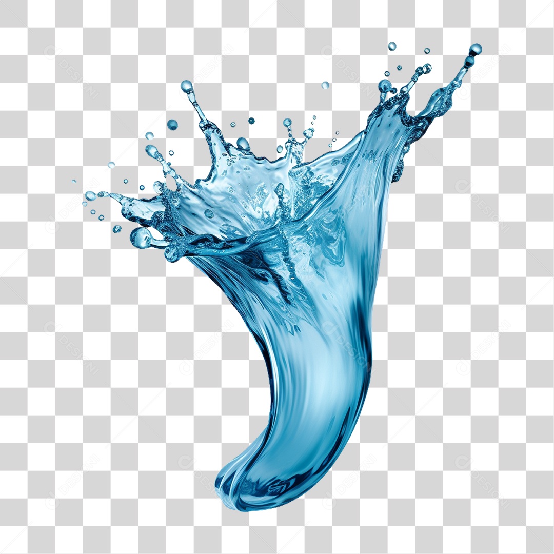 Splash de Água PNG Transparente