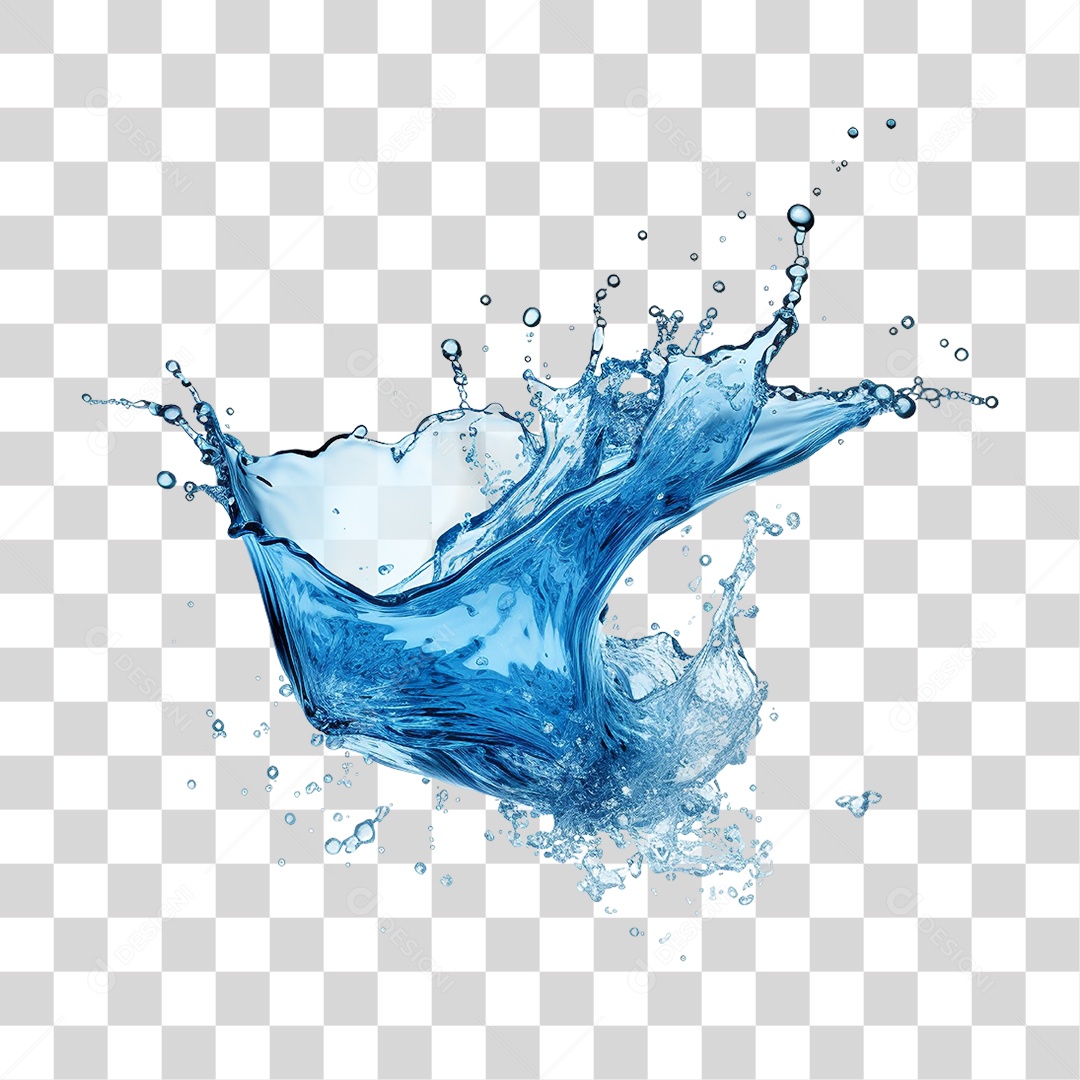 Splash de Água PNG Transparente