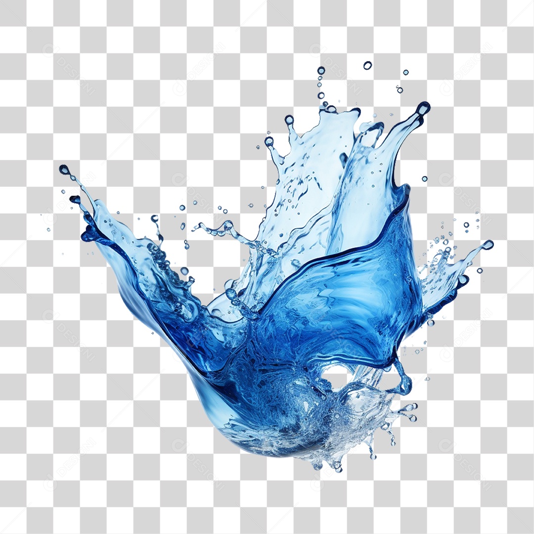 Splash de Água PNG Transparente