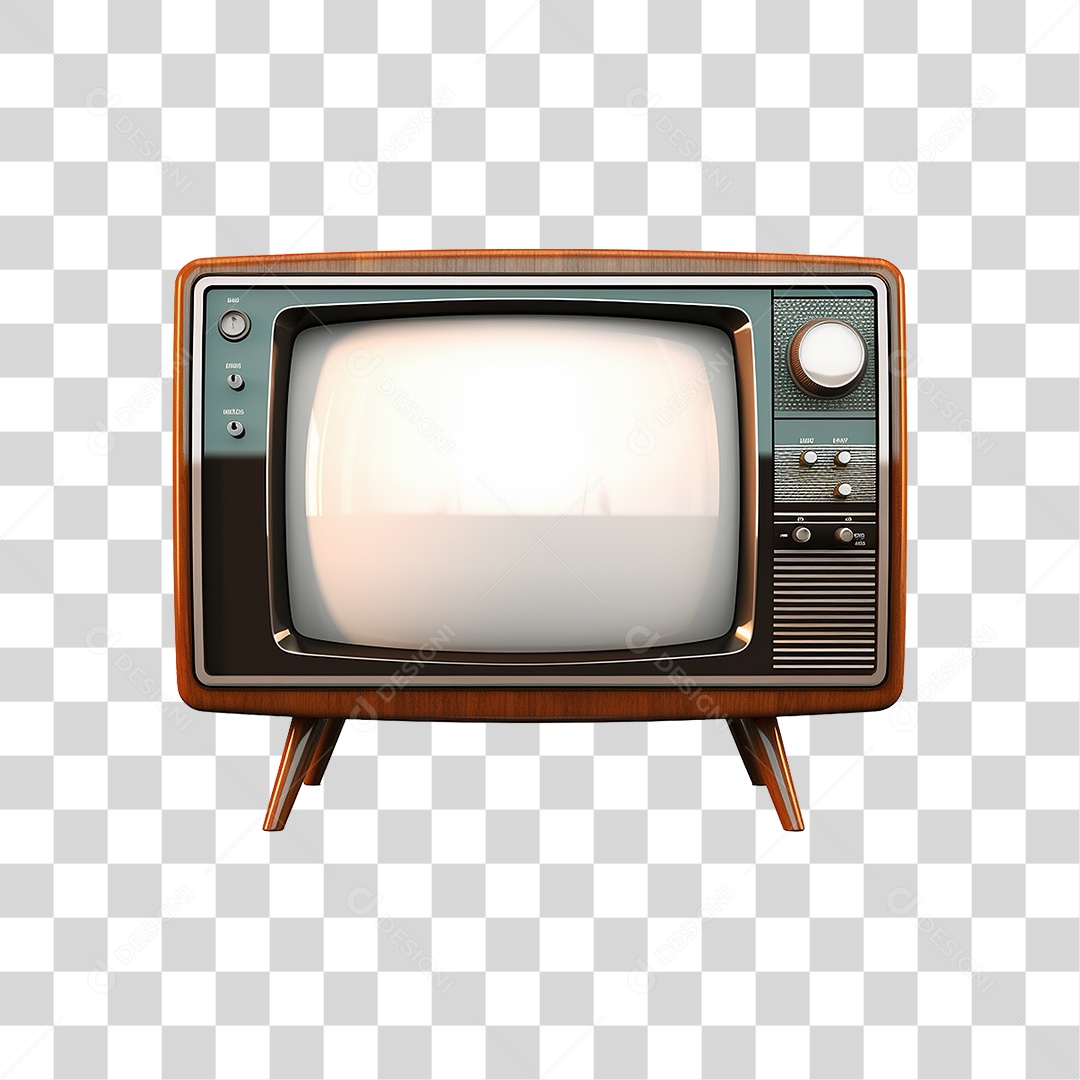 Transparent PNG Retro Old Television