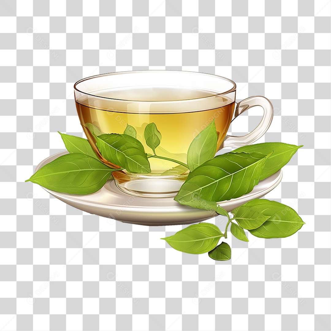 Chá de Folhas PNG Transparente