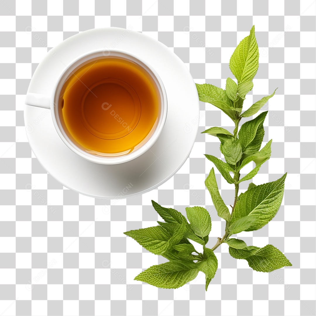 Chá de Folhas PNG Transparente