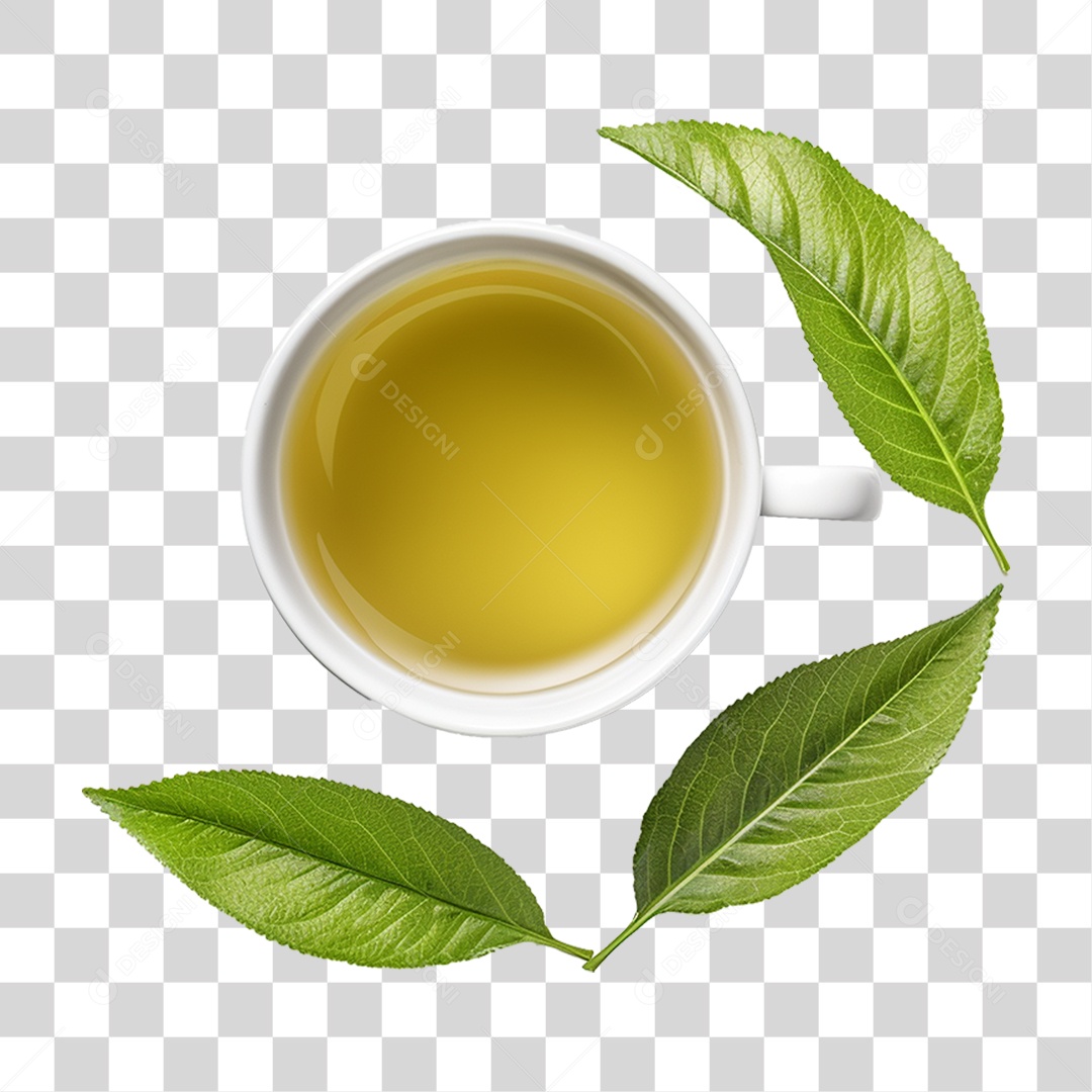 Chá de Folhas PNG Transparente