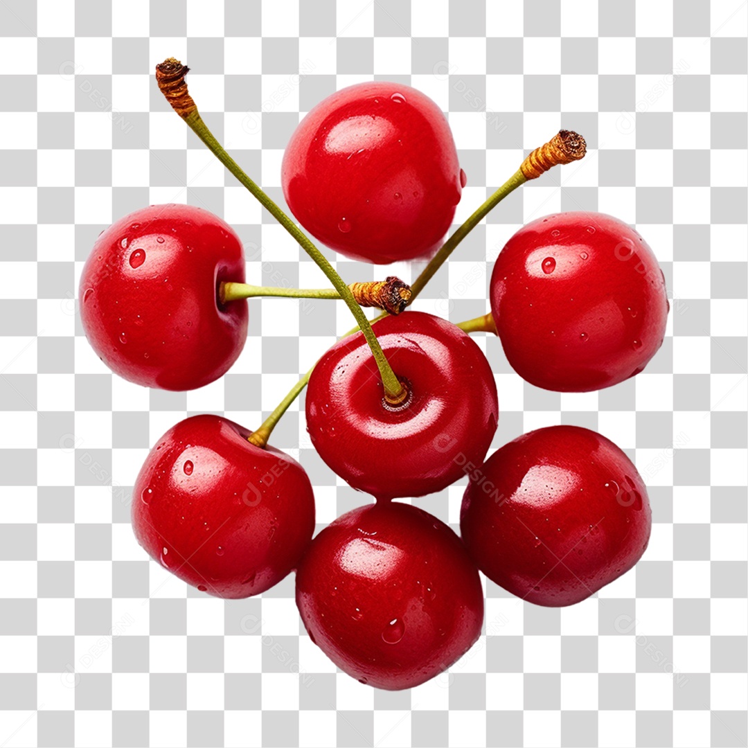 Fruta Cereja PNG Transparente