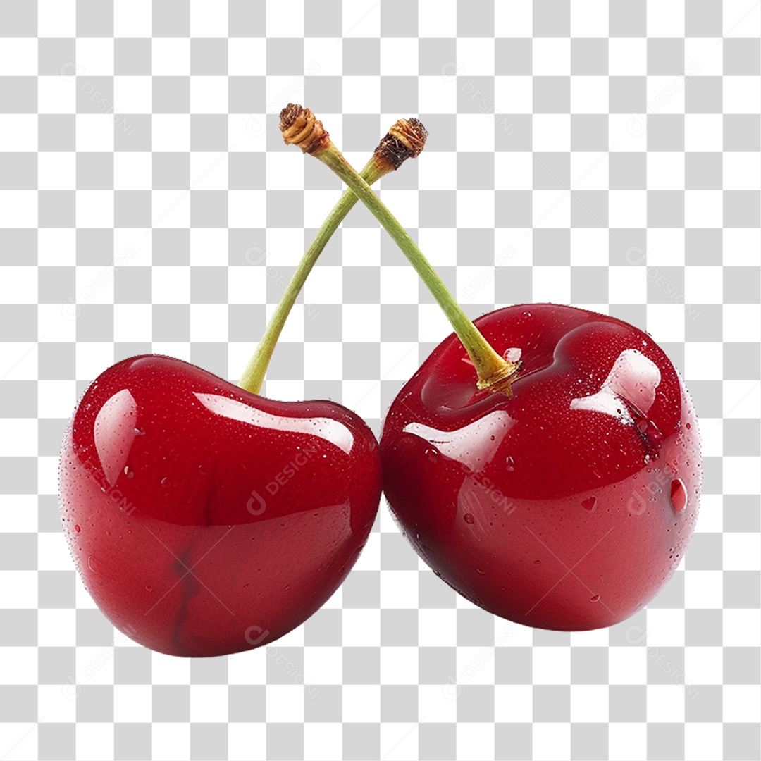 Fruta Cereja PNG Transparente