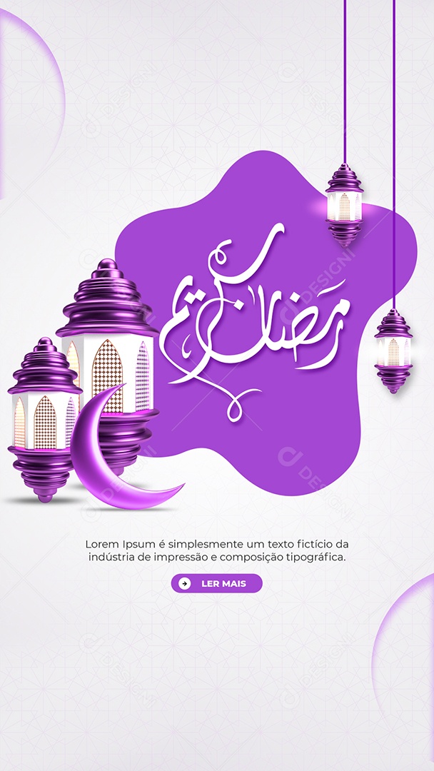 Social Media Story Ramadan Mubarak PSD Editável