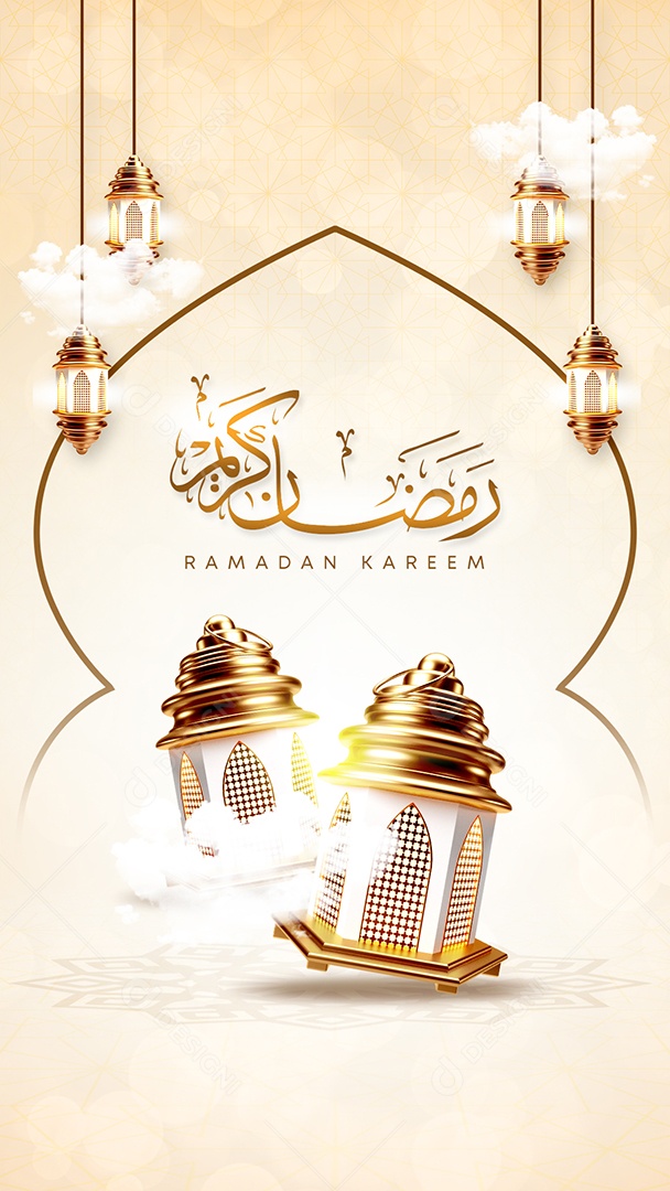 Social Media Story Ramadan Kareem PSD Editável