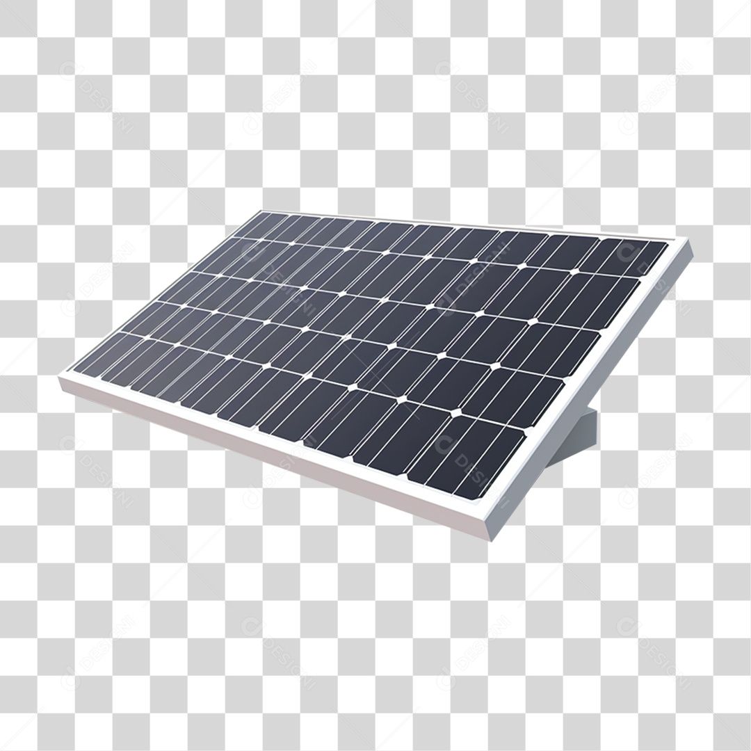 Placa Solar PNG Transparente