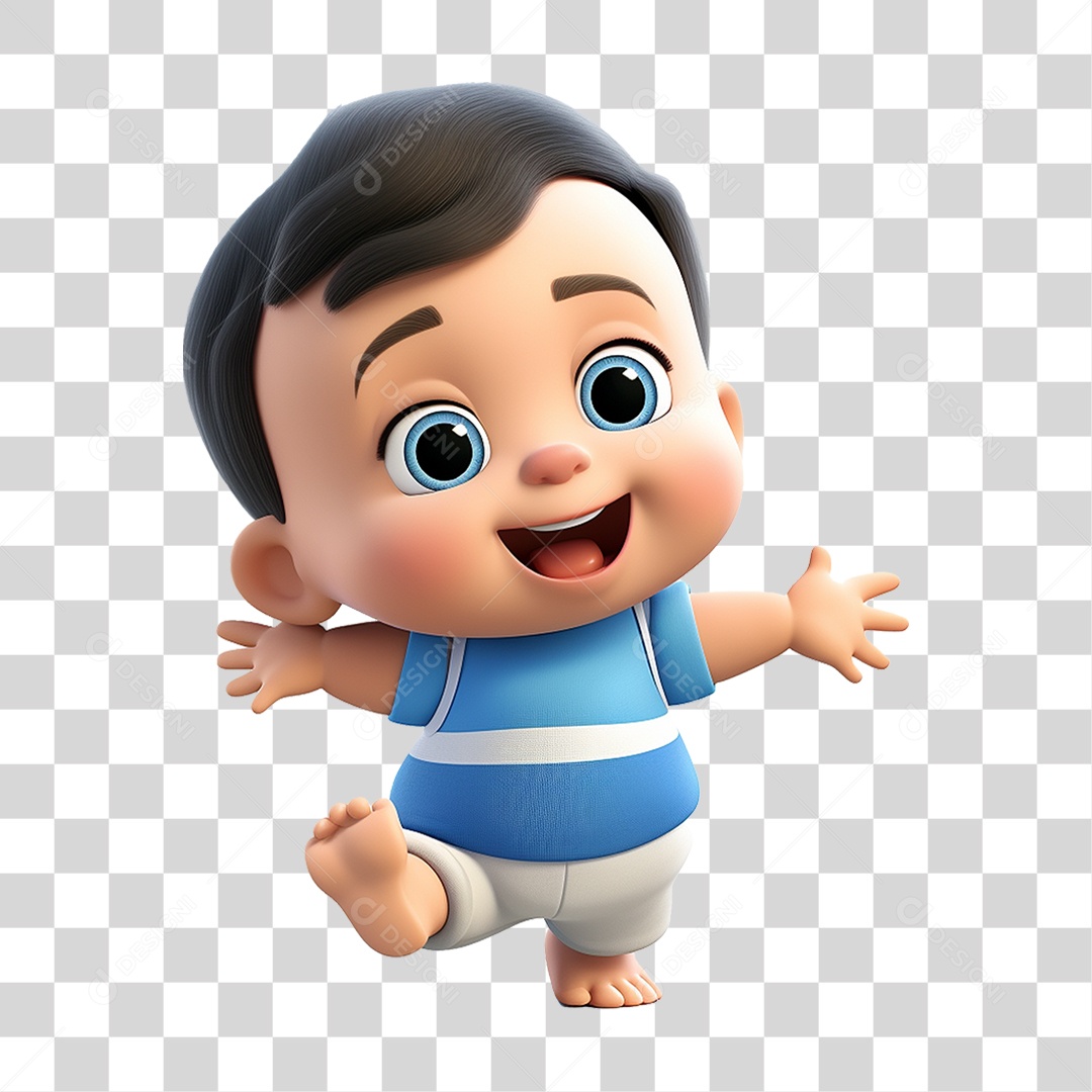 Personagem Criança Bebê PNG Transparente