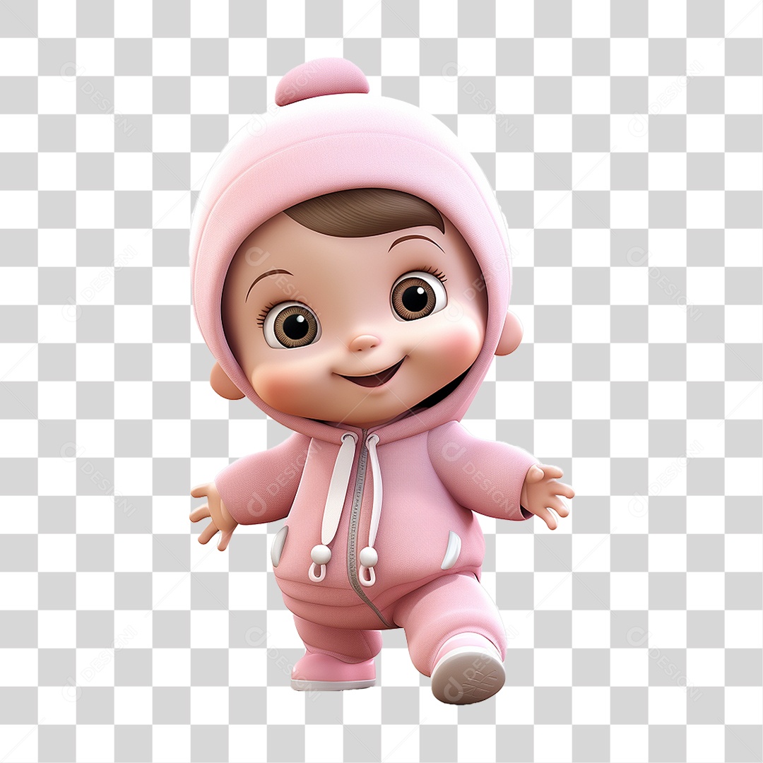 Personagem Criança Bebê PNG Transparente