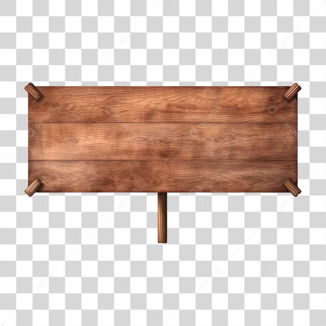 Transparent PNG Wooden Board