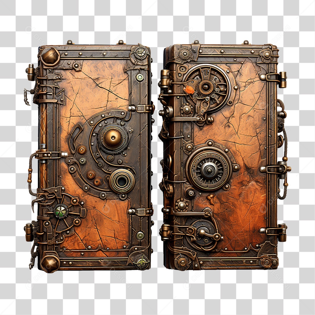 Páginas Livros com Engrenagem PNG Transparente